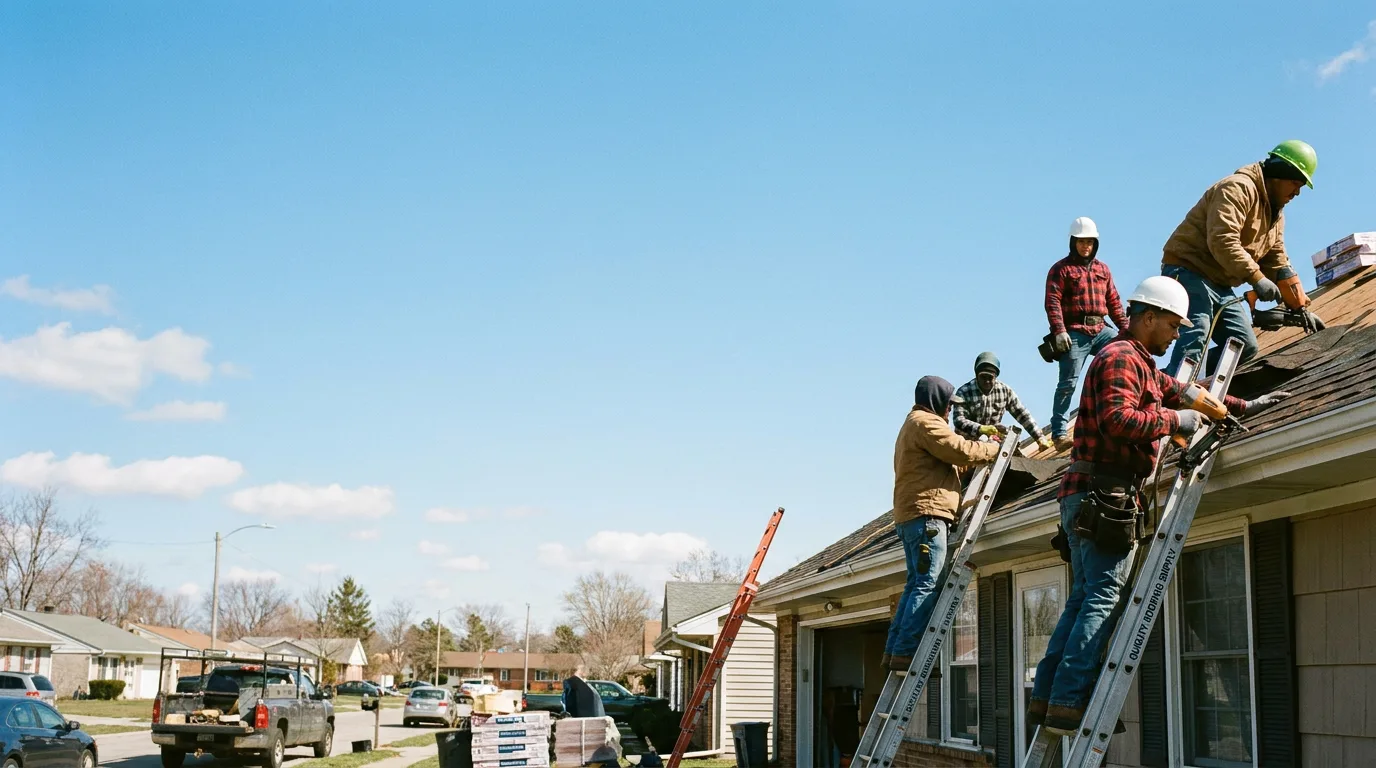 Roofing in Perrinton, MI near me